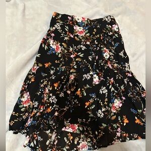 a new day medium floral skirt